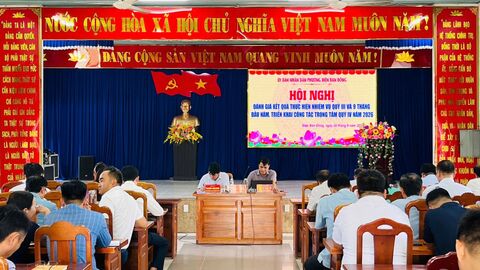 UBND phường Điện Bàn Đông tổ chức Hội nghị đánh giá kết quả thực hiện nhiệm vụ quý III và 9 tháng đầu năm, triển khai công tác trọng tâm quý IV năm 2026