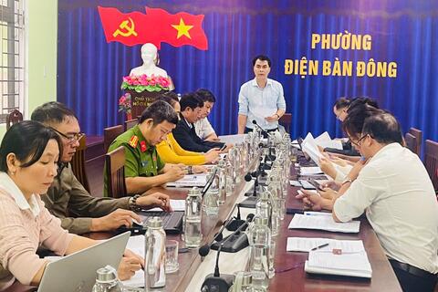 UBND phường Điện Bàn Đông họp Uỷ ban bầu cử (UBBC) đại biểu HĐND phường Điện Bàn Đông, nhiệm kỳ 2026 – 2031