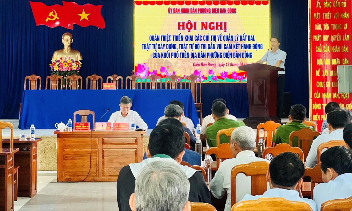 Phường Điện Bàn Đông hướng đến việc tiếp tục phát huy các kết quả đạt được.
